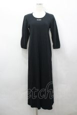 画像4: PINK HOUSE / 勿忘草&くまタブリエ付カットソーワンピース  黒 I-26-04-26-063-LO-OP-TE-ZI (4)