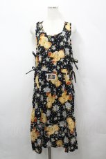 画像6: PINK HOUSE / 勿忘草&くまタブリエ付カットソーワンピース  黒 I-26-04-26-063-LO-OP-TE-ZI (6)