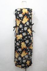 画像7: PINK HOUSE / 勿忘草&くまタブリエ付カットソーワンピース  黒 I-26-04-26-063-LO-OP-TE-ZI (7)