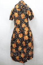 画像3: PINK HOUSE / いちごバスケット柄たくし上げフード半袖ワンピース  黒 I-26-04-26-067-LO-OP-TE-ZI (3)