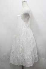 画像2: PINK HOUSE / 切替コットンキャミワンピース  白 I-26-04-26-068-LO-OP-TE-ZI (2)