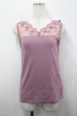 画像1: axes femme / 繊細レースタンク  ピンク I-26-04-26-009-AX-TO-SA-ZI (1)