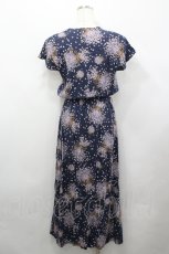 画像3: PINK HOUSE / 勿忘草柄裾プリーツワンピース  紺 I-26-04-26-069-LO-OP-TE-ZI (3)