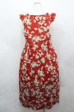 画像3: PINK HOUSE / HOME COLLECTION 苺柄エプロン  赤 I-26-04-26-070-LO-OP-TE-ZI (3)