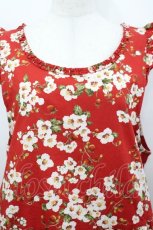 画像4: PINK HOUSE / HOME COLLECTION 苺柄エプロン  赤 I-26-04-26-070-LO-OP-TE-ZI (4)