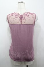 画像2: axes femme / 繊細レースタンク  ピンク I-26-04-26-009-AX-TO-SA-ZI (2)