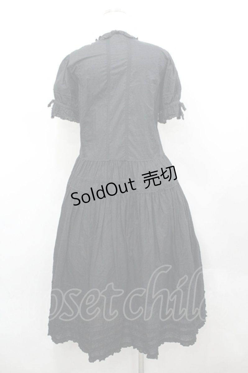 画像5: PINK HOUSE / フード付ティアードワンピース  黒 I-26-04-26-071-LO-OP-TE-ZI (5)