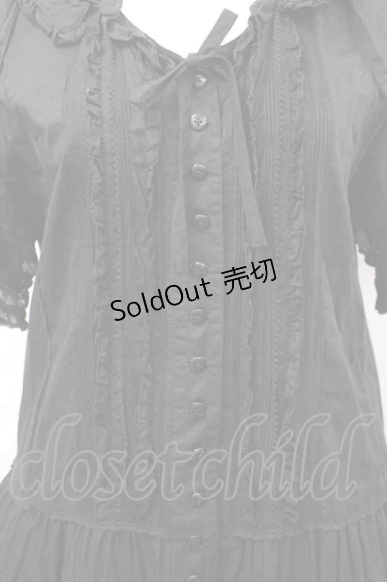 画像6: PINK HOUSE / フード付ティアードワンピース  黒 I-26-04-26-071-LO-OP-TE-ZI (6)