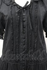 画像6: PINK HOUSE / フード付ティアードワンピース  黒 I-26-04-26-071-LO-OP-TE-ZI (6)