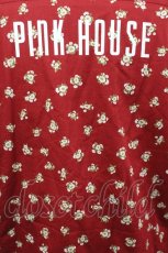 画像3: PINK HOUSE / ロゴミニブーケゼッケンスナップボタンカーディガン  赤 I-26-04-26-072-LO-TO-TE-ZI (3)