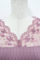 画像3: axes femme / 繊細レースタンク  ピンク I-26-04-26-009-AX-TO-SA-ZI (3)