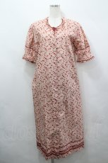 画像1: PINK HOUSE / いちご総柄半袖ワンピース  ピンク I-26-04-26-076-LO-OP-TE-ZI (1)