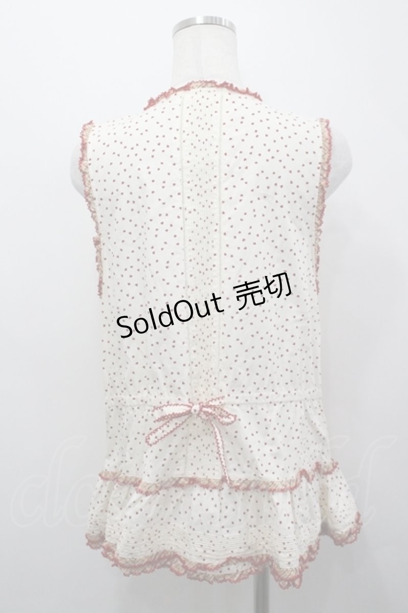 画像2: PINK HOUSE / ハートくまさんぬいぐるいみベスト  アイボリー I-26-04-26-078-LO-TO-TE-ZI (2)