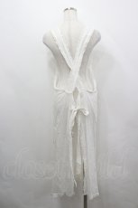 画像3: PINK HOUSE / ピンタック&レースリボンタブリエ  白 I-26-04-26-080-LO-OP-SA-ZI (3)