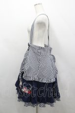 画像2: Amavel / Dreaming Kitten Picnicスカート  ネイビー I-26-04-26-082-CA-SK-SA-ZI (2)