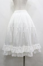画像3: axes femme kawaii / ミディフリルペチスカート M 白 I-26-04-26-083-AX-SK-SA-ZI (3)