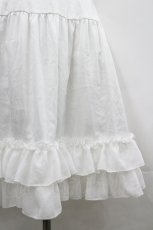 画像4: axes femme kawaii / ミディフリルペチスカート M 白 I-26-04-26-083-AX-SK-SA-ZI (4)