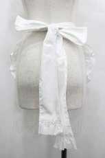 画像2: axes femme kawaii / mikkoコラボ刺繍エプロン  白 I-26-04-26-084-AX-SK-SA-ZI (2)