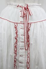 画像4: PINK HOUSE / 野いちごリースパッチスカート  白 I-26-04-26-085-LO-SK-TE-ZI (4)