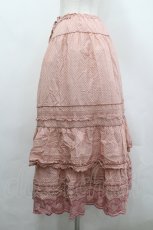 画像2: PINK HOUSE / いちごステッチレース使い水玉ロータリープリントスカート  ピンク I-26-04-26-086-LO-SK-SA-ZI (2)