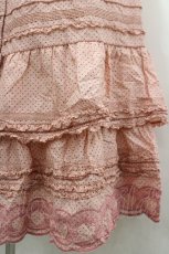 画像5: PINK HOUSE / いちごステッチレース使い水玉ロータリープリントスカート  ピンク I-26-04-26-086-LO-SK-SA-ZI (5)