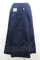 画像3: PINK HOUSE / 裾フリルスカート M 紺 I-26-04-26-087-LO-SK-SA-ZI (3)