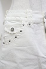 画像4: PINK HOUSE / 裾レース&丸スタッズスカート M 白 I-26-04-26-089-LO-SK-SA-ZI (4)