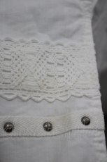 画像6: PINK HOUSE / 裾レース&丸スタッズスカート M 白 I-26-04-26-089-LO-SK-SA-ZI (6)