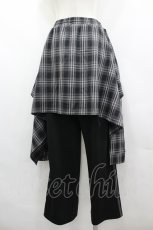 画像3: Candy Stripper / CHECK SHIRT LAYERED TRACK PANTS  黒チェック I-26-04-26-092-PU-PA-SA-ZI (3)