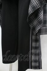 画像4: Candy Stripper / CHECK SHIRT LAYERED TRACK PANTS  黒チェック I-26-04-26-092-PU-PA-SA-ZI (4)
