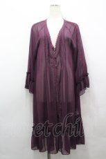 画像1: axes femme / ラグランスリーブガウン M パープル I-26-04-26-013-AX-TO-SA-ZI (1)