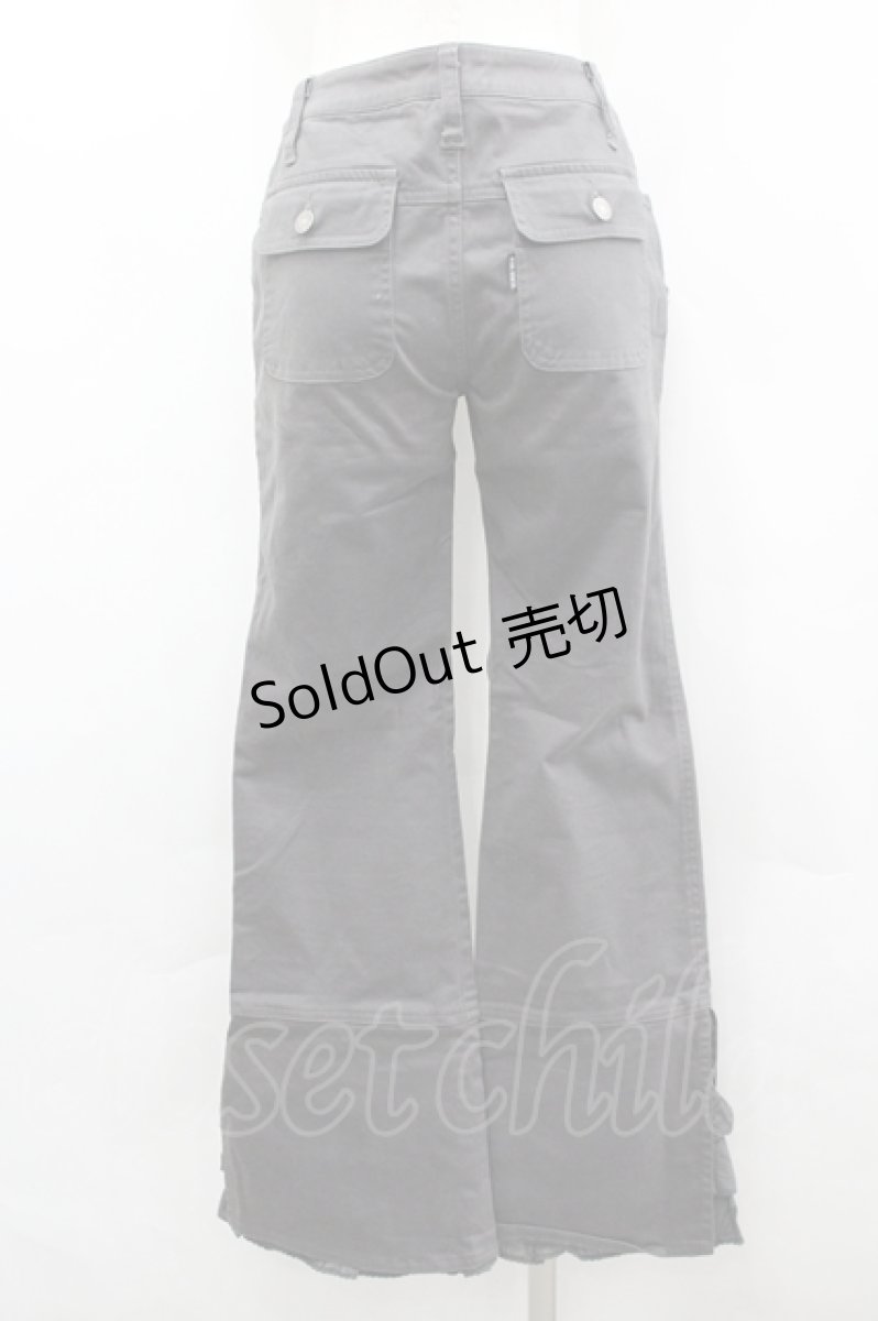 画像2: PINK HOUSE / 裾フリル3段パンツ S グレー I-26-04-26-094-LO-PA-SA-ZI (2)