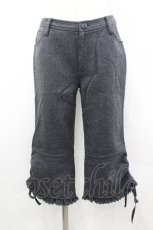 画像1: PINK HOUSE / 裾リボンレースパンツ S グレー I-26-04-26-096-LO-PA-SA-ZI (1)