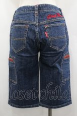 画像2: PINK HOUSE / サイドZIPポケットデニムパンツ S 青デニム I-26-04-26-098-LO-PA-SA-ZI (2)