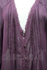 画像3: axes femme / ラグランスリーブガウン M パープル I-26-04-26-013-AX-TO-SA-ZI (3)