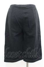 画像2: PINK HOUSE / お花ボタンハーフパンツ S 黒 I-26-04-26-101-LO-PA-SA-ZI (2)