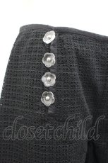 画像3: PINK HOUSE / お花ボタンハーフパンツ S 黒 I-26-04-26-101-LO-PA-SA-ZI (3)