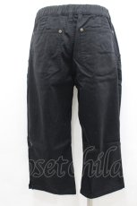 画像4: PINK HOUSE / カフェエプロン風タブリエ付きパンツ M 黒 I-26-04-26-102-LO-PA-SA-ZI (4)