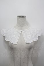 画像1: axes femme / スカラップ付け襟  白 I-26-04-26-103-AX-ZA-SA-ZI (1)