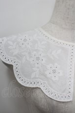 画像3: axes femme / スカラップ付け襟  白 I-26-04-26-103-AX-ZA-SA-ZI (3)