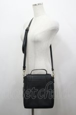 画像2: m petit by misako / AM*フラップショルダー  濃黒 I-26-04-26-106-LO-BG-SA-ZI (2)