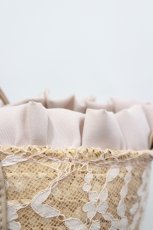 画像5: axes femme / リボンチャーム付きかごバッグ   I-26-04-26-109-AX-BG-SA-ZI (5)