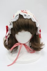 画像3: LOLITAその他(お買取対象外) / リボン&チェックヘッドドレス  イエローＸ赤 I-26-04-26-113-LO-AC-SA-ZI (3)