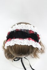 画像3: Eri Aino's Collection / シャーロットの水曜日ヘッドドレス  赤チェック I-26-04-26-114-PU-AC-SA-ZI (3)