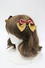 画像1: metamorphose / 風花のゆきうさぎリボンクリップ  赤 I-26-04-26-116-ME-AC-SA-ZI (1)