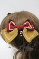 画像3: metamorphose / 風花のゆきうさぎリボンクリップ  赤 I-26-04-26-116-ME-AC-SA-ZI (3)