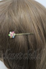 画像2: Michal Negrin / ストーンフラワーヘアピン   I-26-04-26-124-LO-AC-SA-ZI (2)