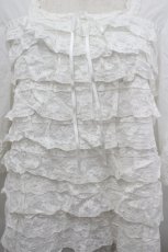 画像3: PINK HOUSE / レースフリルブラウス  白 I-26-04-26-028-LO-BL-TE-ZI (3)