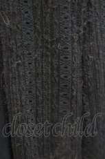 画像6: NAOTO SEVEN / 襟付きレースシアーカーディガン  黒 I-26-04-27-026-HN-TO-TE-ZI (6)