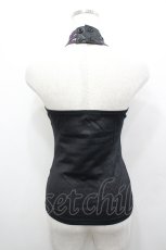 画像2: Qutie Frash / ドラゴン柄クロスキャミソール  黒×紫 I-26-04-27-031-QU-TO-TE-ZI (2)